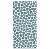 Image de Panorama Tapis du sol Motif Pavée Bleu 160x230 cm - Tapis de Cuisine en PVC Linoléum Vinyle- Antidérapant Lavable Ignifuge - Tapis pour Cuisine Bureau Salon - Protection du sol