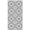 Image de Panorama Tapis Vinyle Carreaux Ciments Fleur Gris 300x200 cm - Tapis de Cuisine en PVC Linoléum Vinyle- Antidérapant Lavable Ignifuge - Tapis pour Cuisine Bureau Salon - Protection du sol