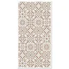 Image de Panorama Tapis Vinyle Carreaux Ciments Triana Brun 160x230 cm - Tapis de Cuisine en PVC Linoléum Vinyle- Antidérapant Lavable Ignifuge - Tapis pour Cuisine Bureau Salon - Protection du sol