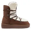 Image de D.Franklin Bottes Australiennes Femme Nordic Trk Fur en Camel - Bottes pour Femme - Mode Casual - Taille (36) - Modèle nordic-trk