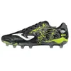 Image de Joma Super Copa 2401 FG SUPW2401FG Chaussures de football pour homme Noir/citron fluor/blanc, Noir, 42 EU