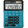 Image de SENCOR SEC 372T/BU Calculatrice à 12 chiffres avec écran extra large MwSt, bouton correctateur, calcul des racines, calcul du pourcentage, calculateur Bleu