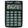 Image de unbekannt REBELL re de hc108 Calculatrice à 8 Chiffres écran LCD et Triple Fonction mémoire, Noir