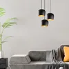 Image de Lustre décoratif moderne | Élégant et contemporain | 48 cm de diamètre | Noir