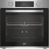 Image de Beko BBIM12300X b300 Four encastrable, 60 cm Volume 72 L Nettoyeur Vapeur SteamShine, 8 Types de Chauffage, AeroPerfect pour une cuisson uniforme, Four Multifonction, Acier Inoxydable