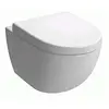 Image de VitrA Sento WC mural compact sans bord avec abattant et couvercle à fermeture amortie