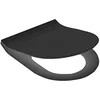 Image de Qisani Alfa Comfort Abattant fermeture softclose et déclipsable Noir mat