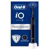 Image de Oral- iO 2 Brosse à dents électrique noire pour adultes, 3 modes de nettoyage, doux pour les gencives, brossage doux, accessoires, brosse de rechange Oral B, chargeur