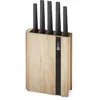 Image de Richardson Sheffield Edge - 5 delige messenset incl messenblok - Natural wood