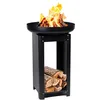 Image de BBQ Collection Brasero et Plancha Barbecue Japonais 61 x 90 cm - Grille Barbecue Teppanyaki - Brasero Exterieur Jardin et Terrasse - Cuisine Exterieur - Métal