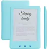 Image de Silvergear® Ebook Reader avec Rétroéclairage | Écran Tactile E-Ink de 6 Pouces | Mémoire de 4 Go pour 3000+ E-Books | Antireflet et Léger | Bleu