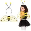 Image de Boland 52852 - Set abeille miel, tiare et ailes, taille env. 63 x 25 cm, jaune-noir, bourdon, guêpe, serre-tête, accessoires, carnaval, fête à thème