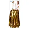 Image de Boland - Pompons Metallic, 2 pièces, Accessoires pour déguisements, Cheerleader, Fan, Accessoire pour fête à thème, carnaval et JGA