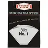 Image de Technivorm Moccamaster 85090 Lot de 80 filtres en papier Blanc