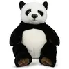Image de WWF - Peluche Panda - Peluche Réaliste avec de Nombreux Détails Ressemblants - Douce et Souple - Normes CE - Panda Assis - Hauteur 47 cm