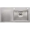 Image de REGINOX PHOENIX 50 Évier droit avec tableau de bord et bac à droite 985 x 495 mm Évier en acier inoxydable