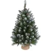 Image de triumph tree Empress Spruce Sapin de Noël artificiel dans un sac en toile de jute 90 cm de haut