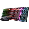 Image de Pack clavier et souris gamer TRUST Combo TKL THADO RGB