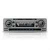 Image de Caliber Autoradio rétro - Bluetooth USB - FM - 1 DIN - Autoradio avec kit mains libres Bluetooth - Chromé
