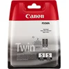 Image de Canon PGI-5 Cartouches BK Noires Pack de 2 (Emballage plastique)