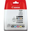 Image de Canon Lot de 5 cartouches d'encre d'origine PGI-580 PGBK, CLI-581 (C/M/Y/BK) - Noir - L'emballage peut varier