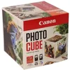 Image de Canon PG-560/CL-561 Lot de 40 feuilles d'encre pour photo/cube avec papier photo brillant PP-201 5 x 5 cm et cadre photo, compatible avec les imprimantes PIXMA Orange