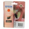 Image de Epson T0879 Cartouche d'encre flamant rose, pack unique, orange
