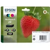 Image de Epson Strawberry 29 T2986 Claria Home Multipack (Noir 5,3 ml + Cyan, Magenta, Jaune 3,2 ml) Cartouches d'encre (Blister)