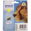 Image de Epson - Cartouche D'encre  Originale T0714 Jaune (Yellow) Série Guépard - C13t07144010