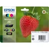 Image de Cartouche d'encre EPSON Pack Multipack 4 Originales T2986 Série Fraise (Noir + 3 Couleurs) - C13T29864010