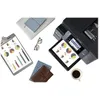 Image de Epson Imprimante EcoTank ET-5850 avec Réservoirs, Multifonction 4-en-1: Imprimante recto verso/Scanner/Copieur/Fax, A4, Jet d'encre couleur, Wifi Direct, Ethernet, Chargeur, Faible coût par page