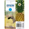Image de Cartouche d'encre EPSON Originale 604 Cyan Standard Série Ananas - C13T09R24010