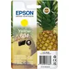 Image de Cartouche d'encre EPSON Originale 604 Jaune (Yellow) Standard Série Ananas - C13T09R44010