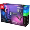 Image de Support écran PC ONE FOR ALL 2 écrans 21/45'' noir RGB inclinable