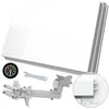 Image de STRONG Slimsat SA62 parabole avec LNB Twin intégrée pour 2 participants, Fixation au mur, balcon ou mât, antenne portable, satellites ASTRA, hotbird - blanc