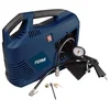 Image de FERM Compresseur Portable - 1100W - Incl. tuyau à air, gonfleur, rallonge,soupape et adaptateur universel