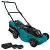 Image de VONROC Tondeuse à Gazon 40V   Largeur de Coupe 38 cm   réglage Central de la Hauteur   2 Batteries 4.0Ah et Un Chargeur Rapide Double