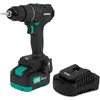 Image de VONROC Perceuse visseuse PRO 20 V | moteur sans balai, 40 nm, 2 vitesses, 17 + 1 réglages | batterie 4,0 Ah, chargeur rapide, LED, clip ceinture | compact et puissant | modèle CD511DC