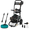 Image de VONROC Nettoyeur Haute Pression 2500W 180 Bar PRO   Débit 468 L/h   Flexible 15 m   Moteur Induction   Avec Canon Mousse & Nettoyeur Terrasse