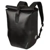 Image de AGU Shelter Sac à dos de vélo étanche 21 l pour homme et femme avec détails réfléchissants, sac à dos de vélo avec compartiment pour ordinateur portable en polyester recyclé de qualité supérieure - Noir