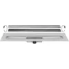 Image de Caniveau de douche Easy Drain Compact 30 TAF 120 cm - Grille comme zéro ou carrelage - En acier inoxydable