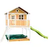 Image de AXI Marc Maison Enfant avec Bac à Sable & Toboggan VERT clair | Aire de Jeux pour l'extérieur en marron & BLANC | Maisonnette / Cabane de Jeu en Bois FSC
