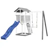 Image de AXI Beach Tower Aire de Jeux avec Toboggan en bleu, Balançoire & Bac à Sable | Grande Maison enfant extérieur en Gris & Blanc | Cabane de Jeu en Bois FSC