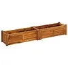 Image de vidaXL Lit surélevé de jardin Bois d'acacia 150x30x25 cm