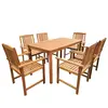 Image de vidaXL Jeu de salle à manger d'extérieur 7 pcs Bois d'acacia solide