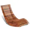 Image de vidaXL Chaise longue basculante Bois d'acacia