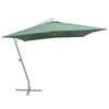Image de vidaXL Parasol suspendu avec poteau en aluminium 300x300 cm vert
