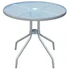 Image de vidaXL Table de bistro Gris 80x71 cm Acier