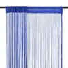 Image de vidaXL Rideau en fils 2 pcs 100 x 250 cm Bleu