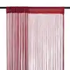 Image de vidaXL Rideau en fils 2 pcs 140 x 250 cm Bordeaux